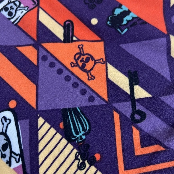 Spooky Geometric Halloween Leggings - TC2 - Picture 2 of 5